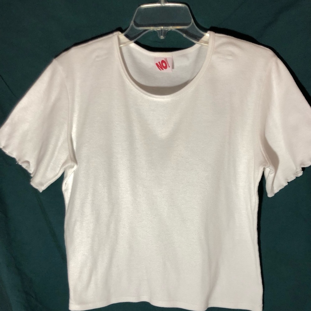 No Boundaries Juniors White Top